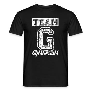 Schulkind Schulwechsel Geschenk Gym Schulanfang Sc - Männer T-Shirt - Schwarz - Vorne - AI Model Male 178 light (178cm)