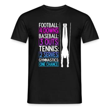 Gymnsatik Turntrainer Turnen Sportverein Bodenturn - Männer T-Shirt - Schwarz - Vorne - AI Model Male 178 light (178cm)