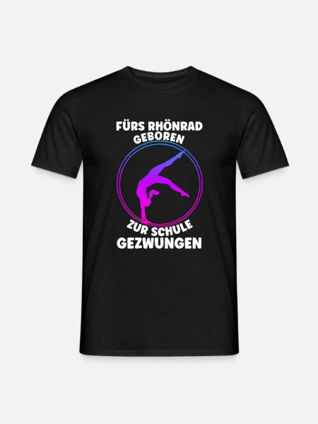 Turnen Rhönrad Gymnsatik Turntrainer Sportverein T - Männer T-Shirt - Schwarz