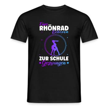 Turnen Rhönrad Gymnsatik Turntrainer Sportverein T - Männer T-Shirt - Schwarz - Vorne - AI Model Male 178 light (178cm)