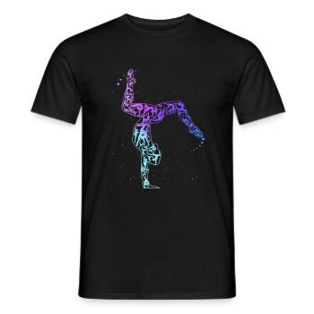 Turnen Gymnsatik Turntrainer Sportverein Geschenk - Männer T-Shirt - Schwarz - Vorne - AI Model Male 178 light (178cm)