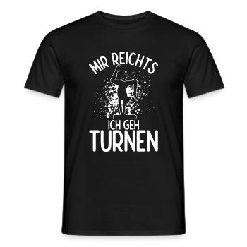 Mir Reichts Ich Geh Turnen Gymnsatik Trainer Turnf - Männer T-Shirt - Schwarz - Vorne - AI Model Male 178 light (178cm)