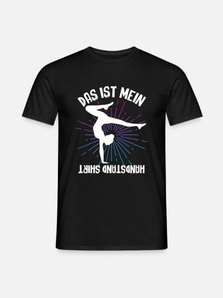 Das Ist Mein Handstand Shirt Turnen Gymnsatik Hand - Männer T-Shirt - Schwarz