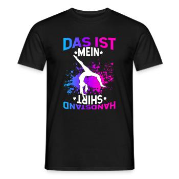 Das Ist Mein Handstand Shirt Trainer Sportverein T - Männer T-Shirt - Schwarz - Vorne - AI Model Male 178 light (178cm)