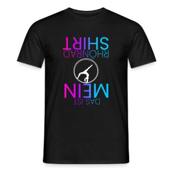 Das Ist Mein Rhönrad Shirt Trainer Sportverein Tur - Männer T-Shirt - Schwarz - Vorne - AI Model Male 178 light (178cm)