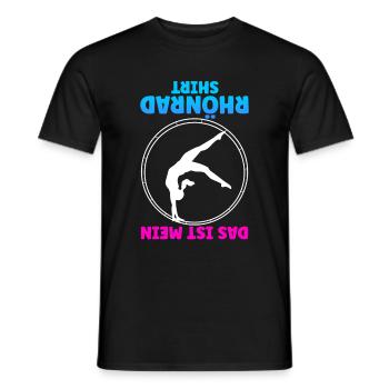 Das Ist Mein Rhönrad Shirt Trainer Sportverein Tur - Männer T-Shirt - Schwarz - Vorne - AI Model Male 178 light (178cm)