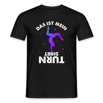 Das Ist Mein Turn Shirt Sport Trainer Sportverein - Männer T-Shirt - Schwarz - Vorne - AI Model Male 178 light (178cm)