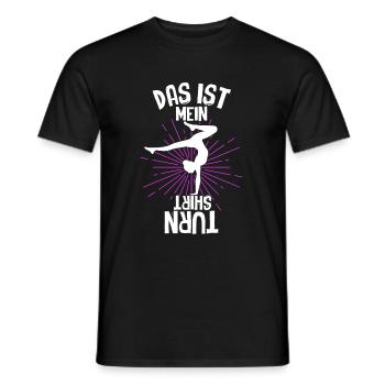 Das Ist Mein Turn Shirt Trainer Turnverein Turner - Männer T-Shirt - Schwarz - Vorne - AI Model Male 178 light (178cm)
