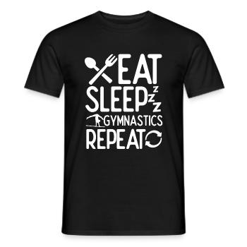 Turnen Turntrainer Gymnsatik Sportverein Sport Han - Männer T-Shirt - Schwarz - Vorne - AI Model Male 178 light (178cm)