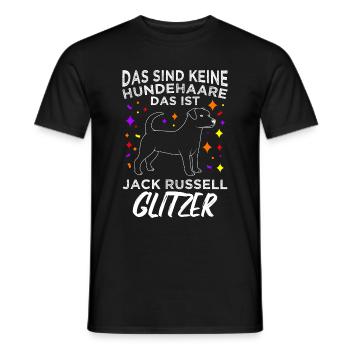 Das Sind Keine Hunde Haare Das Ist Jack Russell Gl - Männer T-Shirt - Schwarz - Vorne - AI Model Male 178 light (178cm)
