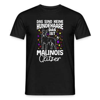 Malinois Chien Promenade Propriétaire Chien Cadeau H - T-shirt homme - noir - Devant - AI Model Male 178 light (178cm)