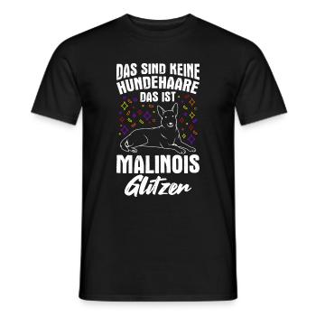 Malinois Dog Fan Dog Owner Dog Walker H - T-shirt homme - noir - Devant - AI Model Male 178 light (178cm)