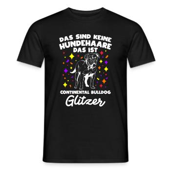 Continental Bulldog Hundebesitzer Hund Hundeliebha - Männer T-Shirt - Schwarz - Vorne - AI Model Male 178 light (178cm)