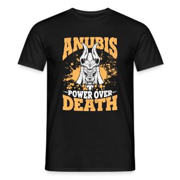 Anubis Power Over Death God of Death History - Men's T-Shirt - black - Front - AI Model Male 178 light (178cm)