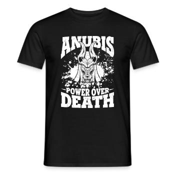 Le pouvoir d’Anubis sur la mort Dieu de la mort Egypte Pha - T-shirt homme - noir - Devant - AI Model Male 178 light (178cm)