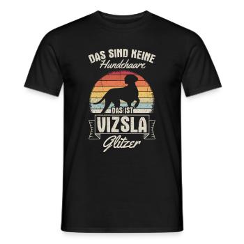 That's not dog hair, that's Vizsla glitter - Men's T-Shirt - black - Front - AI Model Male 178 light (178cm)
