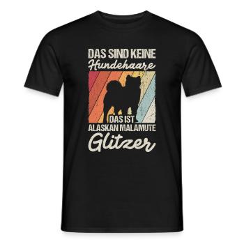 Malamute d’Alaska chien propriétaire chien cadeau chiens - T-shirt homme - noir - Devant - AI Model Male 178 light (178cm)
