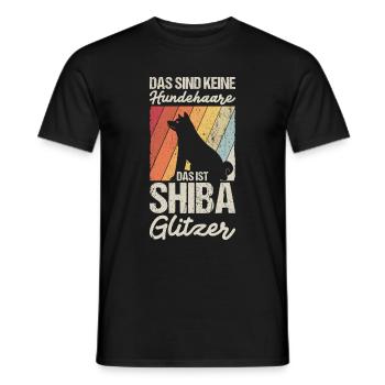 Shiba Dog Dog Fan Dog Owner Dog Dog Love - Men's T-Shirt - black - Front - AI Model Male 178 light (178cm)