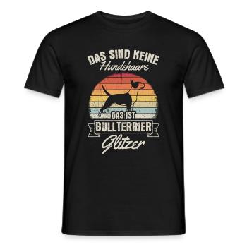 Bull Terrier chien promenade chien Fan chien propriétaire chien chien chien - T-shirt homme - noir - Devant - AI Model Male 178 light (178cm)