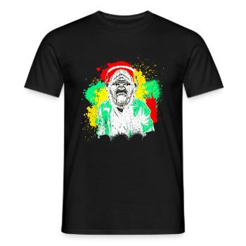 DJ Monkey Music Party Fun Sunglasses Fun Dancing C - Men's T-Shirt - black - Front - AI Model Male 178 light (178cm)