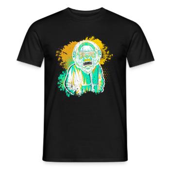 DJ Monkey Music Party Fun Sunglasses Fun Dancing C - Men's T-Shirt - black - Front - AI Model Male 178 light (178cm)