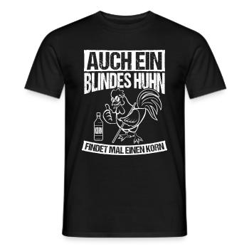 Grain Alcohol Chicken Party Dancing Grain Alcohol Drink - Men's T-Shirt - black - Front - AI Model Male 178 light (178cm)