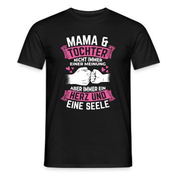 Mother's Day Mom Family Wife Family Best Mom - Men's T-Shirt - black - Front - AI Model Male 178 light (178cm)