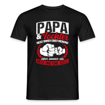 Fête des pères Cadeau de père Famille Papa préféré Meilleur - T-shirt homme - noir - Devant - AI Model Male 178 light (178cm)