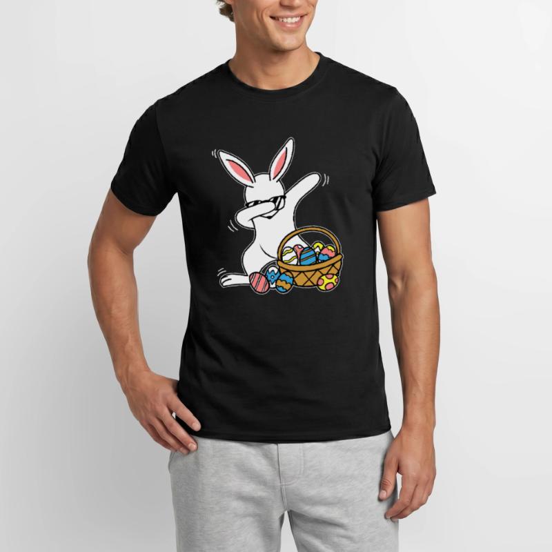 Dabbing Easter Bunny Easter Bunny Men's T-shirt