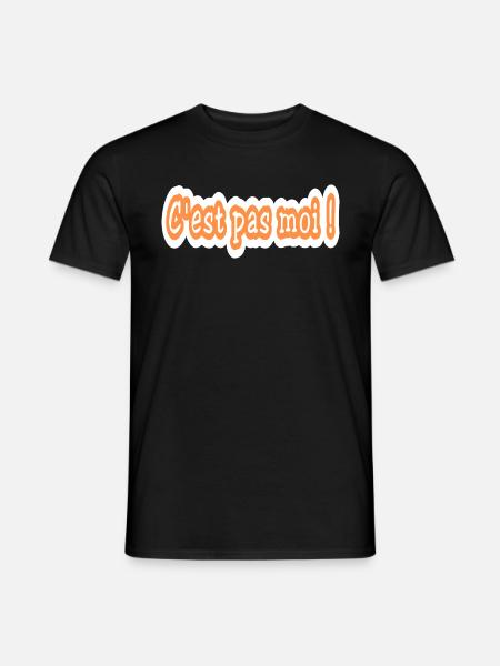 C'est pas moi ! - T-shirt homme - noir
