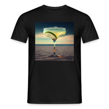 Cocktail 5 Cadeau - T-shirt homme - noir - Devant - AI Model Male 178 light (178cm)
