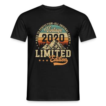 2020 - T-shirt homme - noir - Devant - AI Model Male 178 light (178cm)