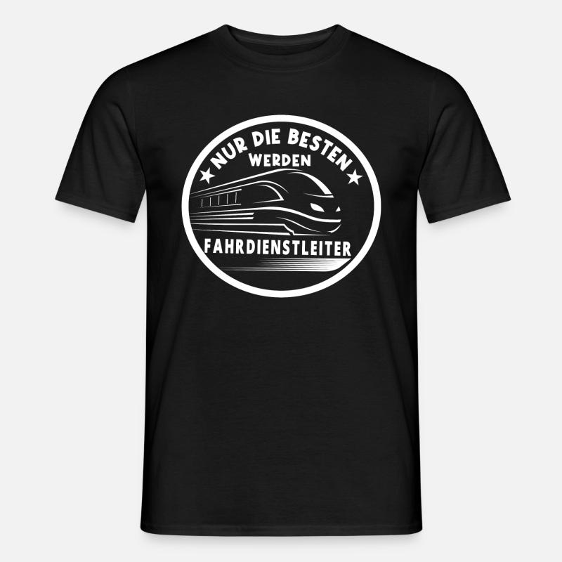 Fahrdienstleiter , Eisenbahner , Sprüche Geschenke - Männer T-Shirt - Schwarz
