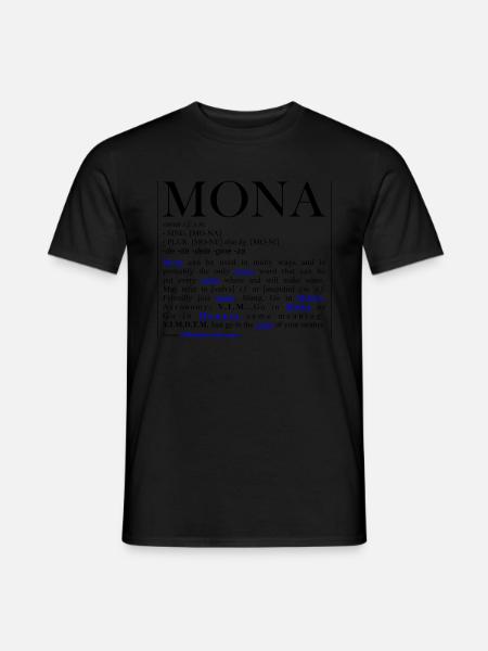 Maglietta Mona - T-shirt uomo - nero