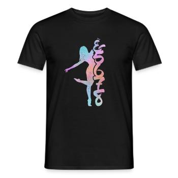 Danse Professeur de danse & 5 6 7 8 Standard Danse Cadeau - T-shirt homme - noir - Devant - AI Model Male 178 light (178cm)