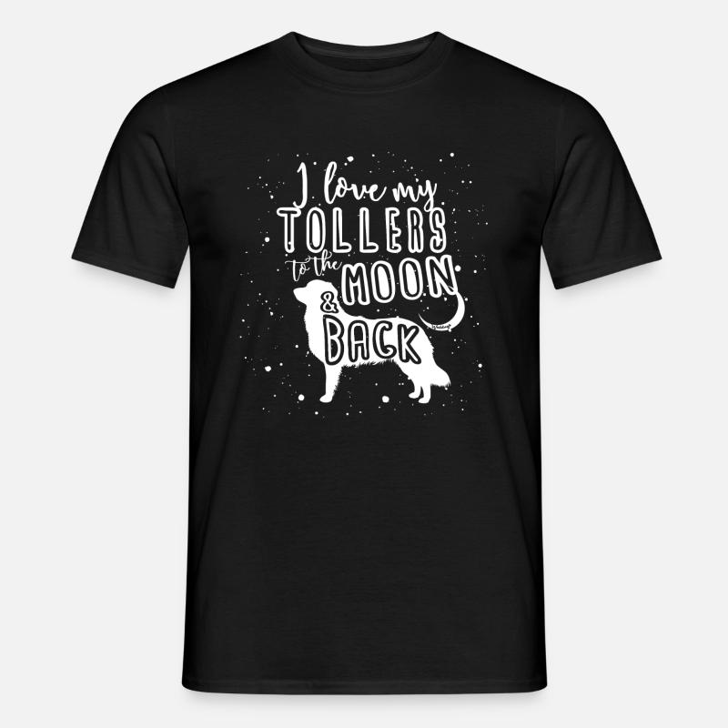 Toller Moon 01 - Männer T-Shirt - Schwarz