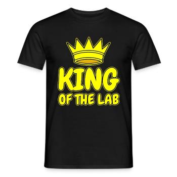 Labor Laborant Geschenk - Männer T-Shirt - Schwarz - Vorne - AI Model Male 178 light (178cm)