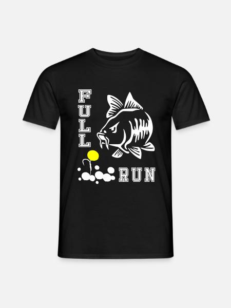 FULLRUN carp angler carp carp fishing gift - Men's T-Shirt - black