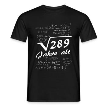 17. Geburtstag Geschenk - Männer T-Shirt - Schwarz - Vorne - AI Model Male 178 light (178cm)
