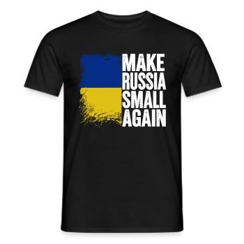 Rendre la Russie à nouveau petite - T-shirt homme - noir - Devant - AI Model Male 178 light (178cm)