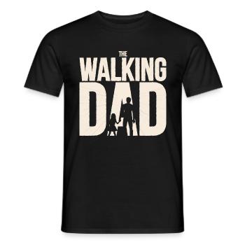 T - T-Shirt serie/TV - geek - walking Dad tshirt - Männer T-Shirt - Schwarz - Vorne - AI Model Male 178 light (178cm)