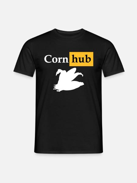 Corn hub - Men's T-Shirt - black