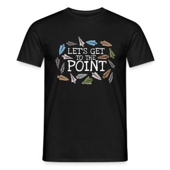 Arrowhead Archery Hunter Hunting Gift - Men's T-Shirt - black - Front - AI Model Male 178 light (178cm)