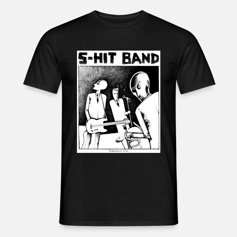 S-HIT BAND - Männer T-Shirt - Schwarz