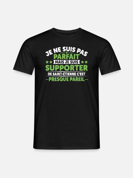 Supporter De Saint Étienne - T-shirt homme - noir