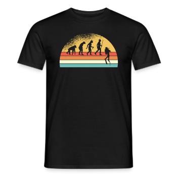 Évolution De La Plongée Vintage Idée Cadeau Mer - T-shirt homme - noir - Devant - AI Model Male 178 light (178cm)