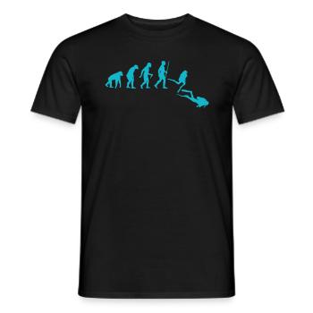 Sport Tauchen Meer Geschenk Idee See Geburtstag Wasser - Männer T-Shirt - Schwarz - Vorne - AI Model Male 178 light (178cm)