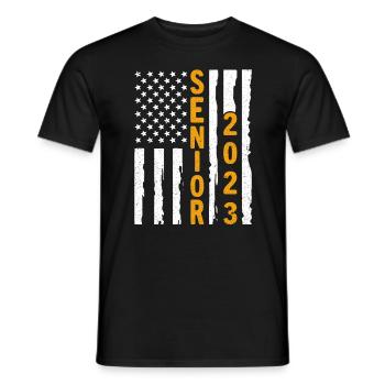 Senior 2023 - T-shirt homme - noir - Devant - AI Model Male 178 light (178cm)