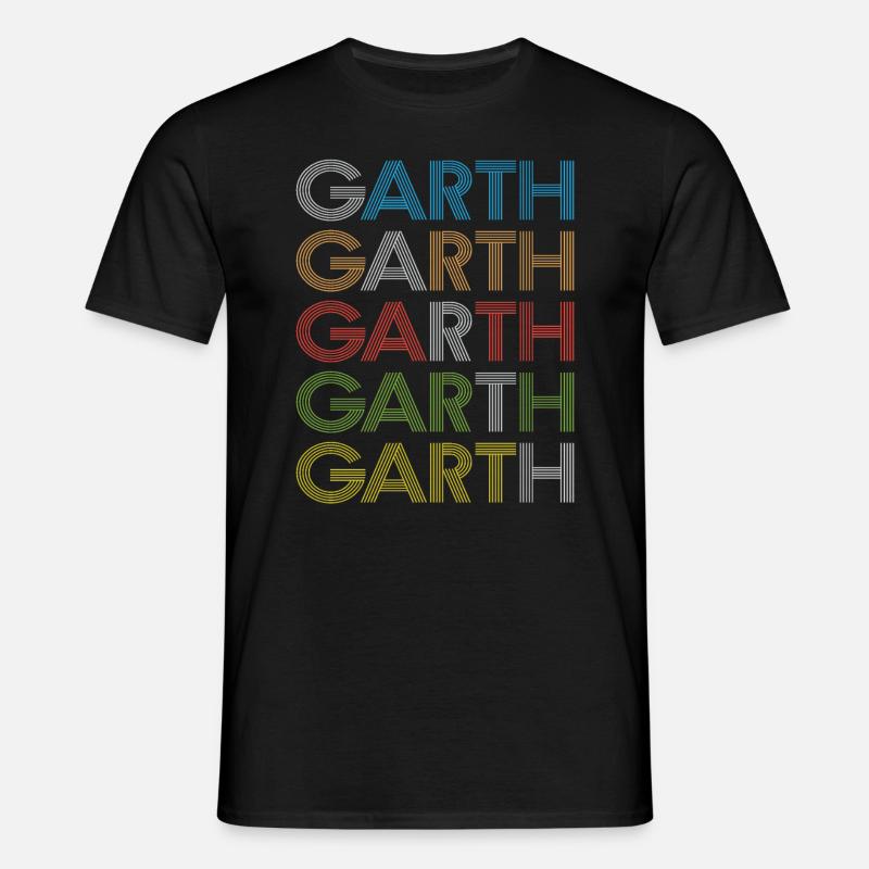 Garth - Männer T-Shirt - Schwarz