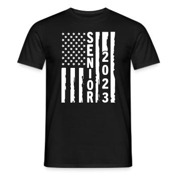 Senior 2023 - T-shirt homme - noir - Devant - AI Model Male 178 light (178cm)